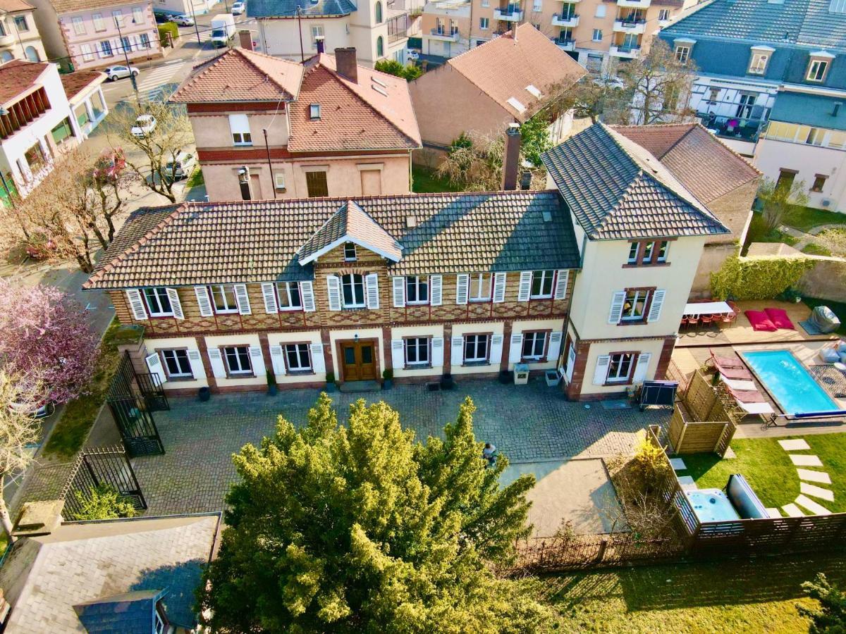 Gite Villa Avril Piscine- Jacuzzi- Sauna - 15 Pers-Proche Europapark Sélestat Dış mekan fotoğraf